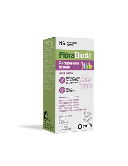 NS FLORABIOTIC RECUPERADOR INSTANT KIDS 8 SOBRES