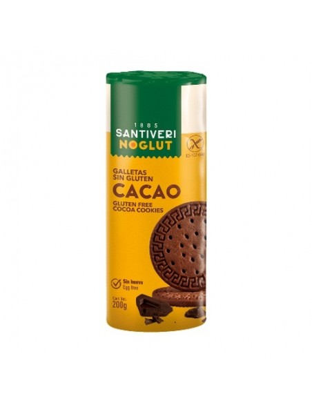 GALLETAS DIGESTIVE CACAO NOGLUT  SANTIVERI 20R