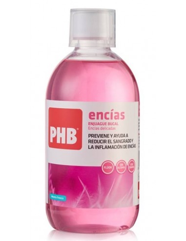 PHB ENCIAS ENJUAGUE BUCAL 1 ENVASE 500 ML