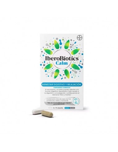 IBEROBIOTICS CALM 14 CAPSULAS VERDES + 14...