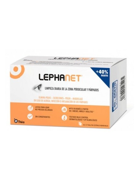 LEPHANET TOALLITAS ESTERILES 30 U