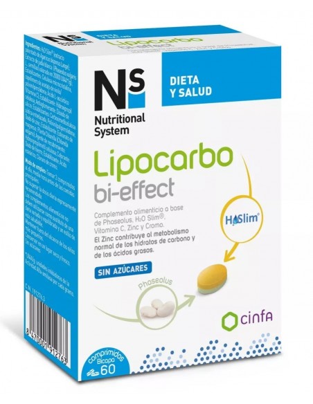 NS LIPOCARBO BIEFFECT 60 COMPRIMIDOS BICAPA