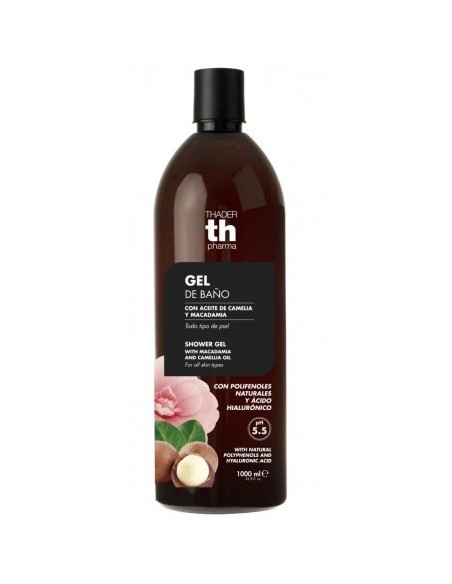 GEL DE BAÑO CAMELIA Y MACADAMIA TH PHARMA 1L