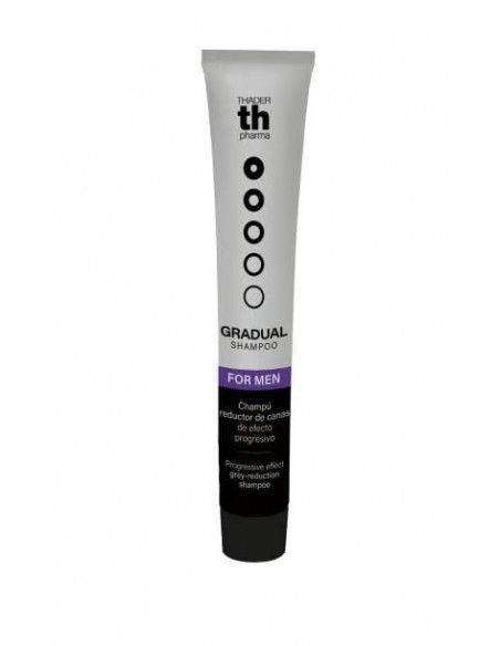 Thader Th Pharma Champú Reductor de Canas Gradual Shampoo, con Efecto Progresivo, 60 ml