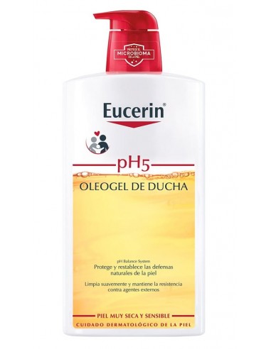 OLEOGEL DE DUCHA EUCERIN PIEL SENSIBLE PH5 1 L