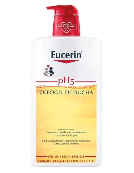 OLEOGEL DE DUCHA EUCERIN PIEL SENSIBLE PH5 1 L