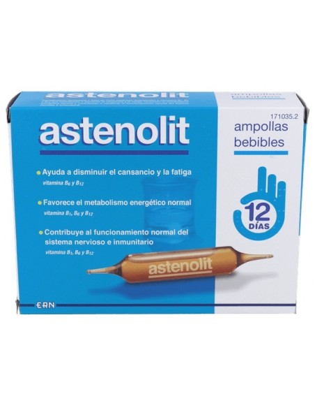 ASTENOLIT 12 AMPOLLAS BEBIBLES