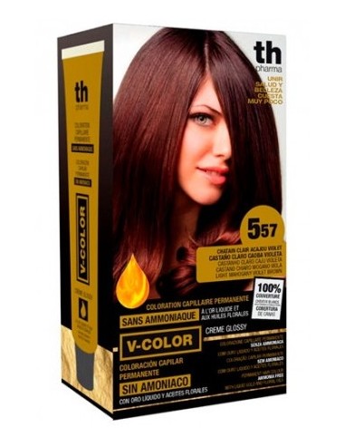 TH-VITALIA COLOR TINTE Nº 5.57 CASTAÑO CLARO...