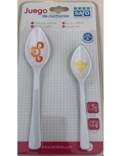 SARO JUEGO DE CUCHARAS GRANDE Y PEQUEÑA