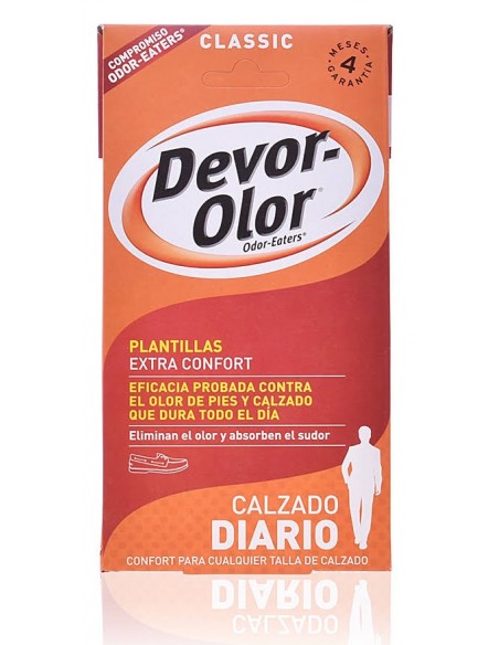 PLANTILLAS DEVOR OLOR CALZADO DIARIO ANTIOLOR