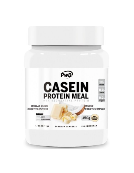 CASEIN PROTEIN MEAL CHOCOLATE BLANCO Y COCO 450GR PWD