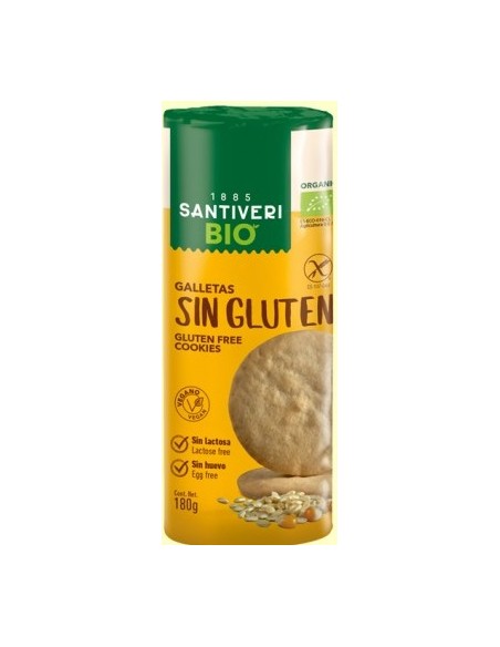 SANTIVERI GALLETAS SIN GLUTEN 180G
