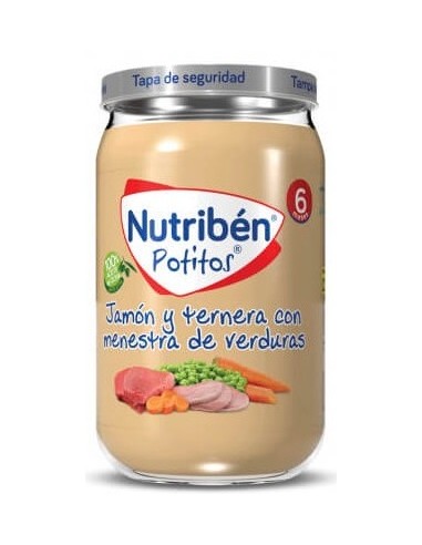 NUTRIBEN JAMON Y TERNERA CON MENESTRA DE...