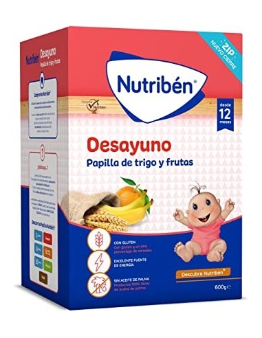 NUTRIBEN DESAYUNO COPOS DE TRIGO CON FRUTAS 1...