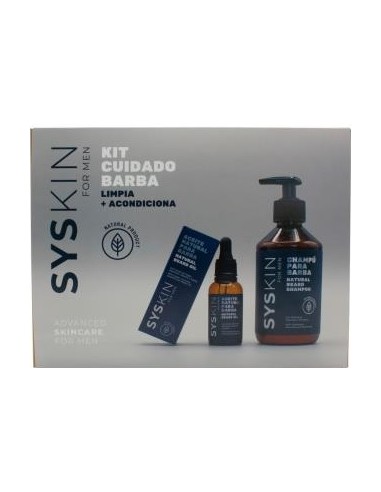 SYS KIN KIT CUIDADO BARBA CHAMPU 300ML + ACEITE...
