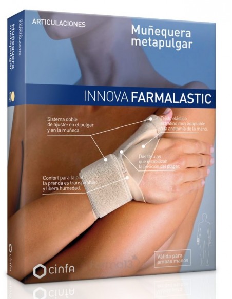 MUÑEQUERA METAPULGAR INNOVA FARMALASTIC T- 1
