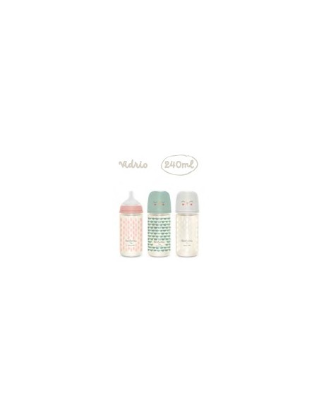 BIBERON SUAVINEX PREMIUM VIDRIO TETINA FISIOLOGICA SX PRO SILICONA FLUJO S 240ML