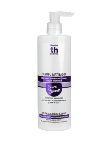 TH CHAMPU MATIZADOR CABELLOS RUBIOS MUY CLAROS, GRISES O CON MECHAS 400ML