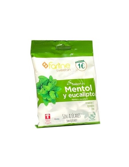 FARLINE SWEETSIN CARAMELOS MENTOL EUCALIPTO 1 BOLSA 40GR