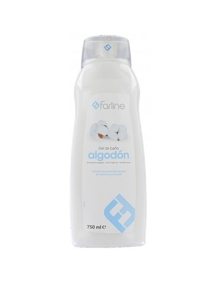 FARLINE DUPLO GEL BAÑO  ALGODÓN 750 ML + ALMENDRAS 750ML