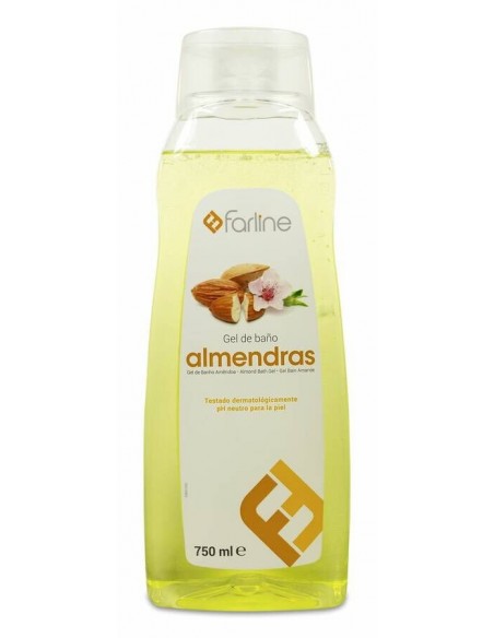 FARLINE DUPLO GEL BAÑO  ALGODÓN 750 ML + ALMENDRAS 750ML