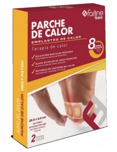 FARLINE ACTIVITY PARCHE CALOR 2 UNIDADES 28,9 CM X 8,9 CM