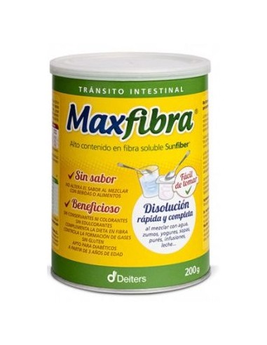 MAXFIBRA DEITERS POLVO 1 BOTE 200 G