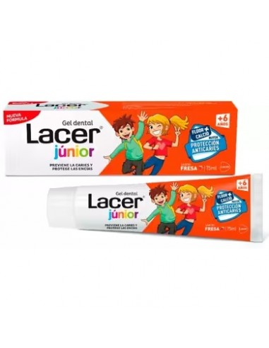 LACER JUNIOR GEL DENTAL 75 ML FRESA