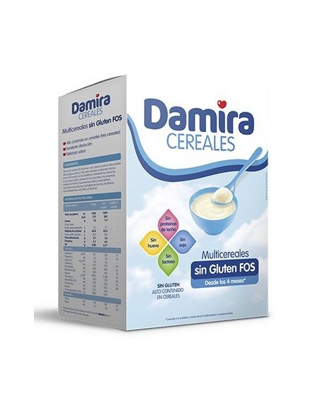 DAMIRA MULTICEREALES SIN GLUTEN CON FOS 2 BOLSAS 300 G