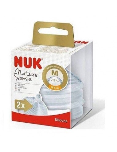 TETINA SILICONA ANTICOLICO NUK NATURE SENSE 1 M...