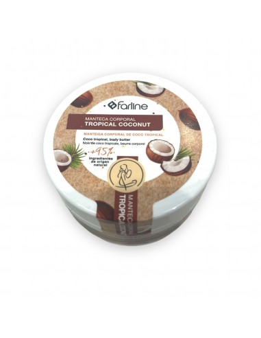 MANTECA CORPORAL TROPICAL COCONUT FARLINE 100ML