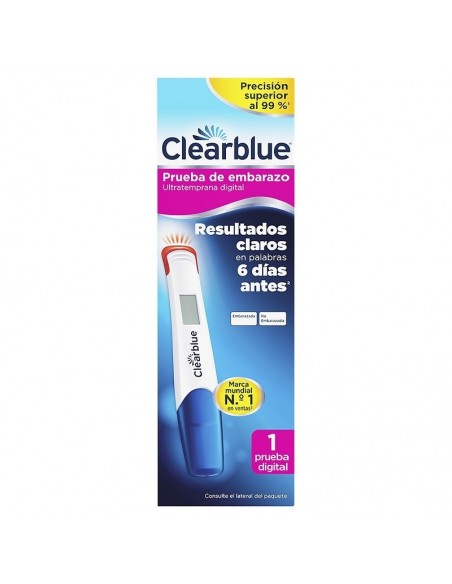 TEST DE EMBARAZO ULTRATEMPRANA DIGITAL CLEARBLUE 1 UNIDAD