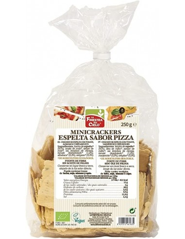 MINI CRACKERS LA FINISTERRA ESPELTA SABOR PIZZA...