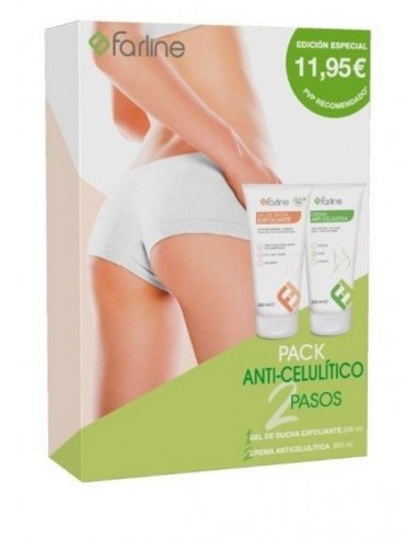 FARLINE PACK ANTICELULITICO 2 PASOS GEL DUCHA...