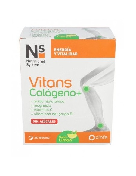 NS VITANS COLAGENO+ 30 SOBRES LIMÓN