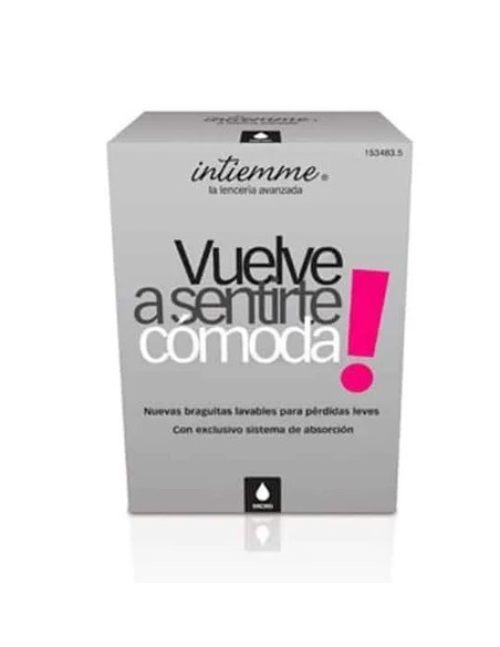 BRAGUITAS PERDIDAS ORINA INTIEMME BLANCA TALLA S