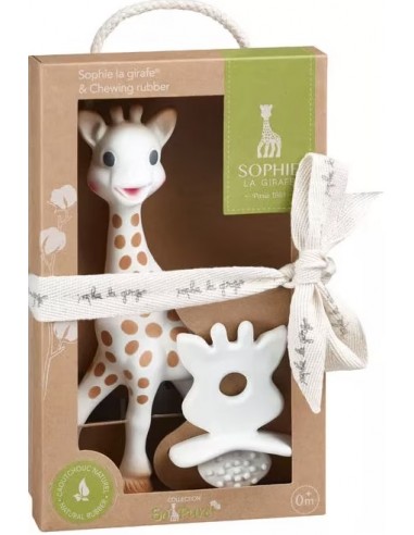 SOPHIE LA GIRAFE + CHUPETE 100% HEVEA NATURAL