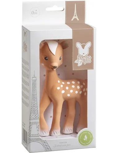 FAN FAN EL CIERVO CON CAJA REGALO SOPHIE LA GIRAFE