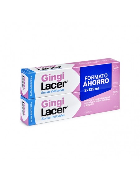 GINGILACER DUPLO PASTA DENTIFRICA 2x125 ML