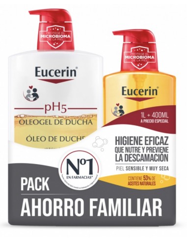 OLEOGEL EUCERIN PACK 1LITRO + 400ML
