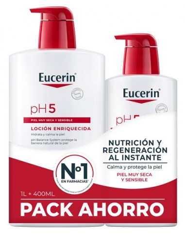 PACK EUCERIN LOCION PH5 1L+400 ML