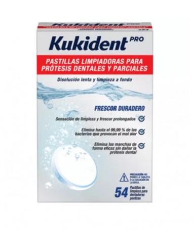 KUKIDENT PASTILLAS LIMPIADORAS PARA PROTESIS...