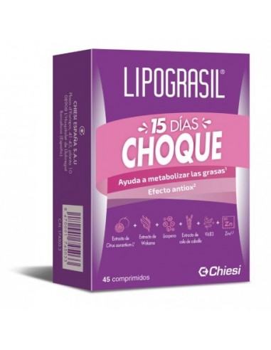 LIPOGRASIL 15 DIAS CHOQUE 45 COMPRIMIDOS
