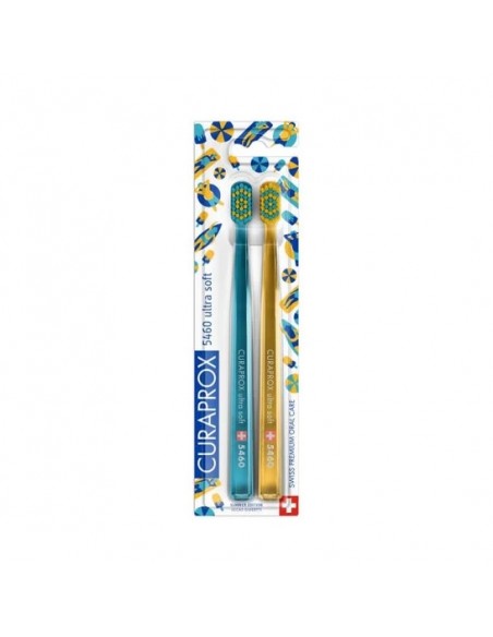 EDICION LIMITADA DUPLO CEPILLOS CURAPROX 5460 ULTRA SOFT DANIEL SUMMER EDITION