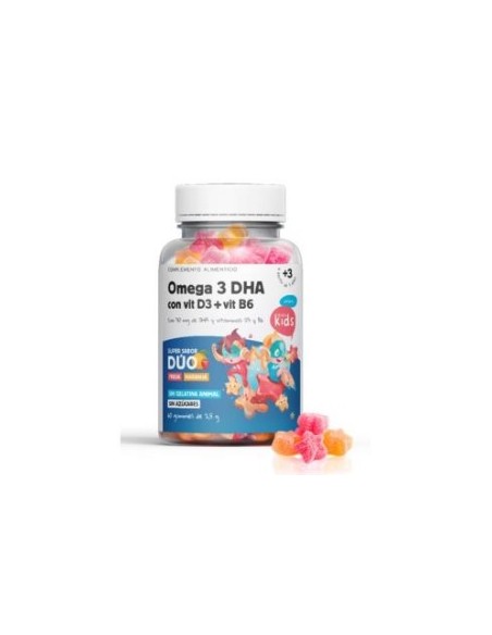 SENDA KIDS OMEGA 3 DHA CON VITAMINA D3 Y B6 60 GOMINOLAS