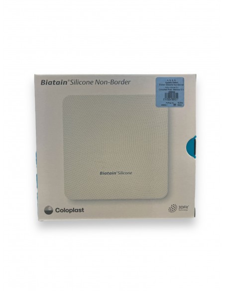 BIATAIN SILICONE NON-BORDER APOSITO ESTERIL 3 UNIDADES 12,5 CM X 12,5 CM