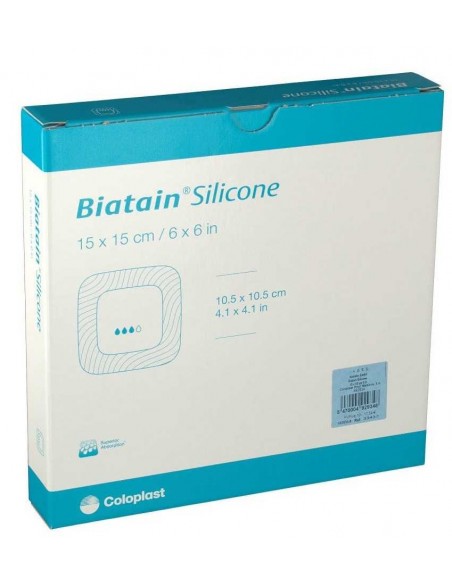 BIATAIN NON ADHESIVE APOSITO ESTERIL 3 UNIDADES 15 CM X 15 CM