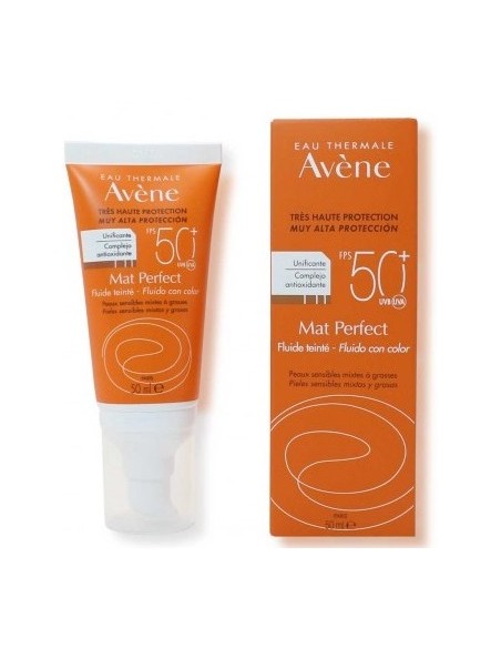 AVENE MAT PERFECT FLUIDO CON COLOR SPF 50+ 1 ENVASE 50 ML