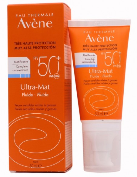 AVENE ULTRA MAT FLUIDO SPF 50+ 1 ENVASE 50 ML