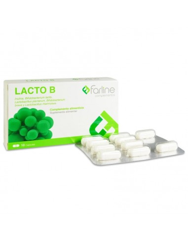FARLINE PROBIÓTICOS  LACTO B 10 CÁPSULAS